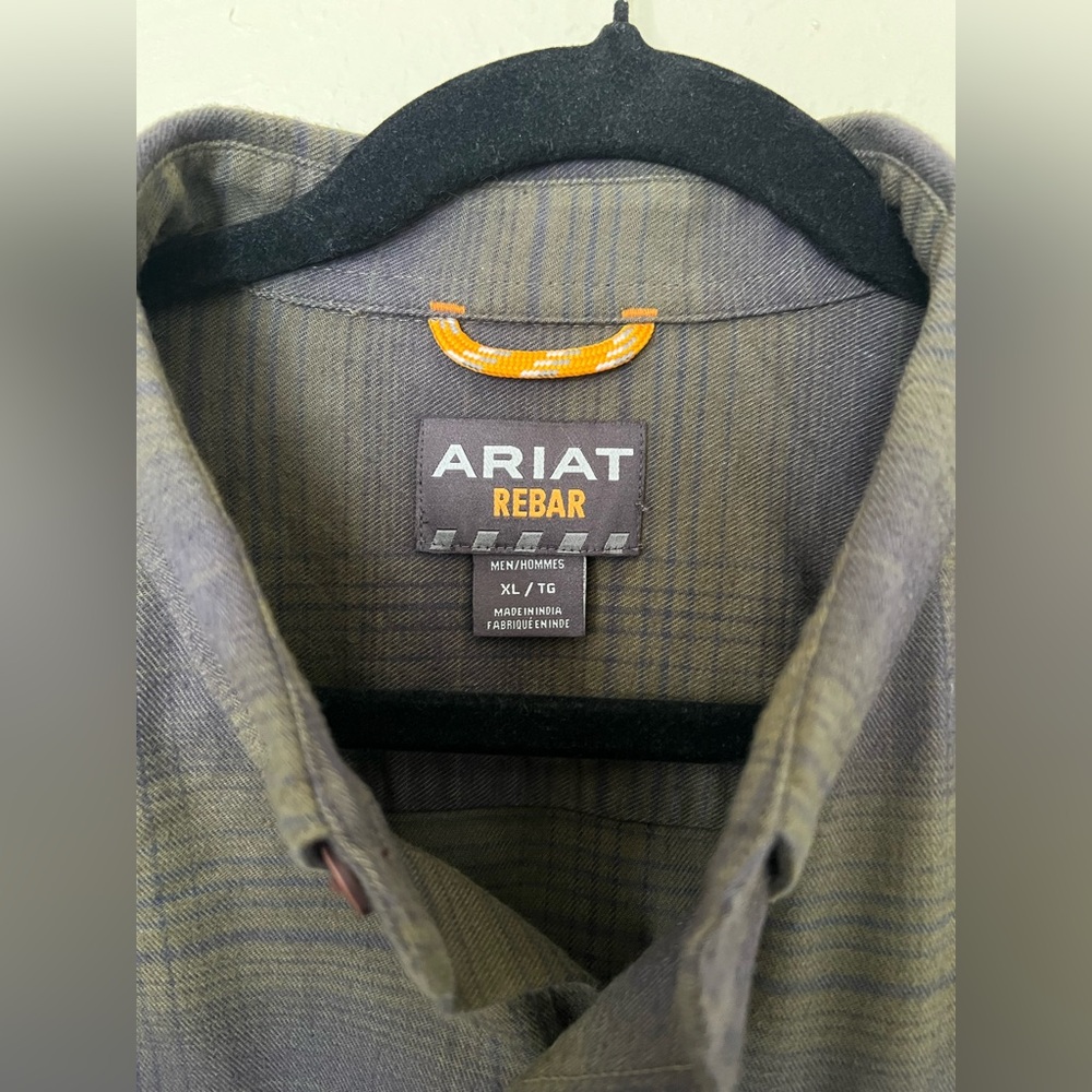 ARIAT Rebar Flannel DuraStretch Work Shirt - Picture 8 of 10